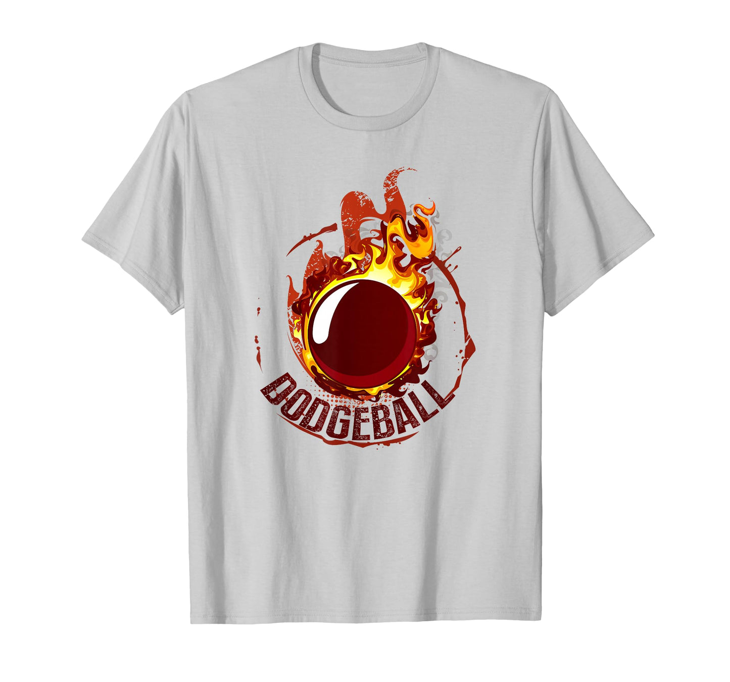 Dodgeball Ball on Fire T-Shirt