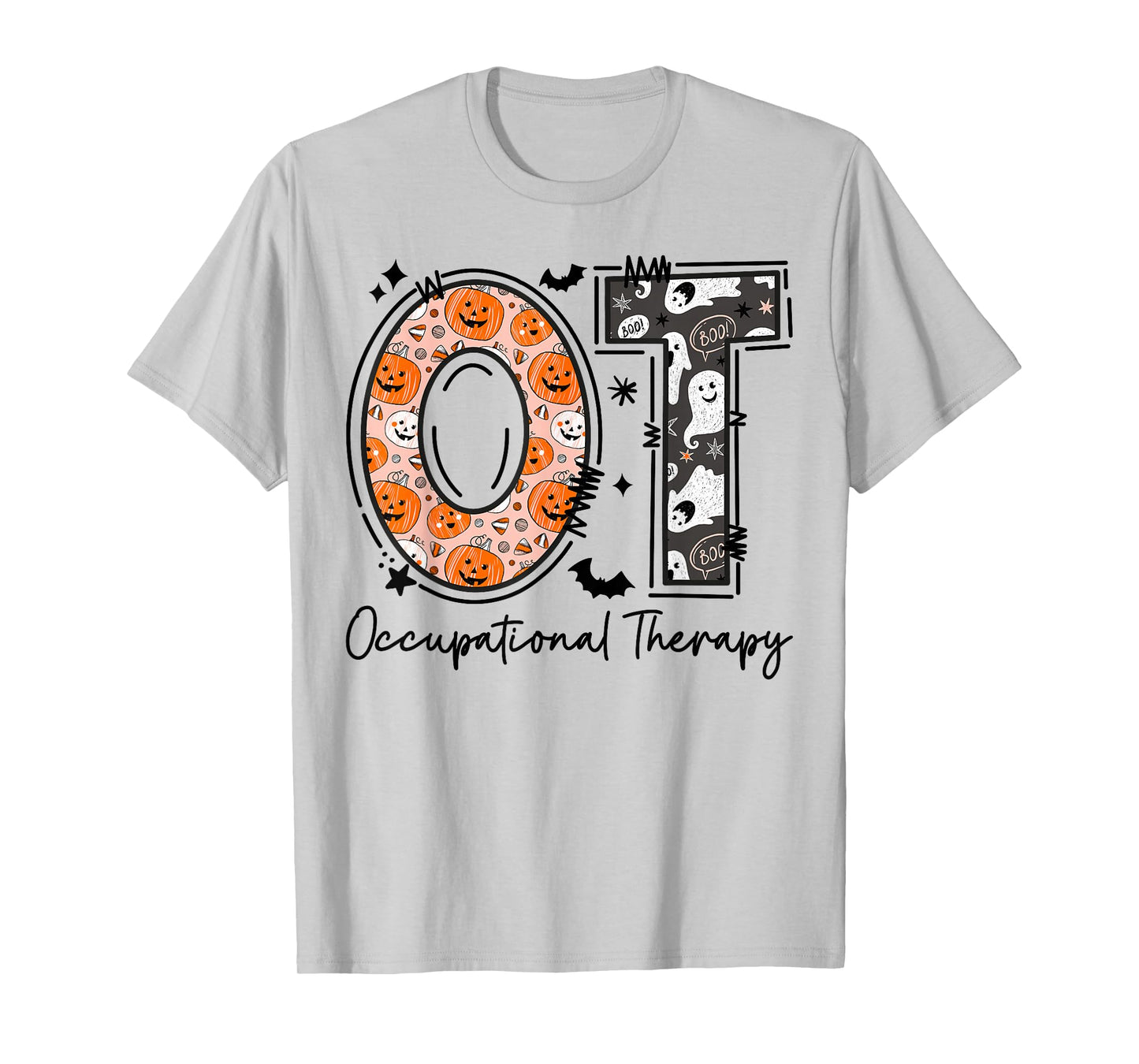 OT Occupational Therapy Therapist Halloween OTA Spooky T-Shirt