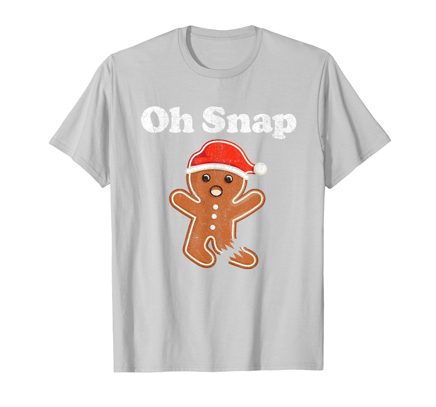 Funny Gingerbread Man Oh Snap Christmas Cookie Costume T-Shirt