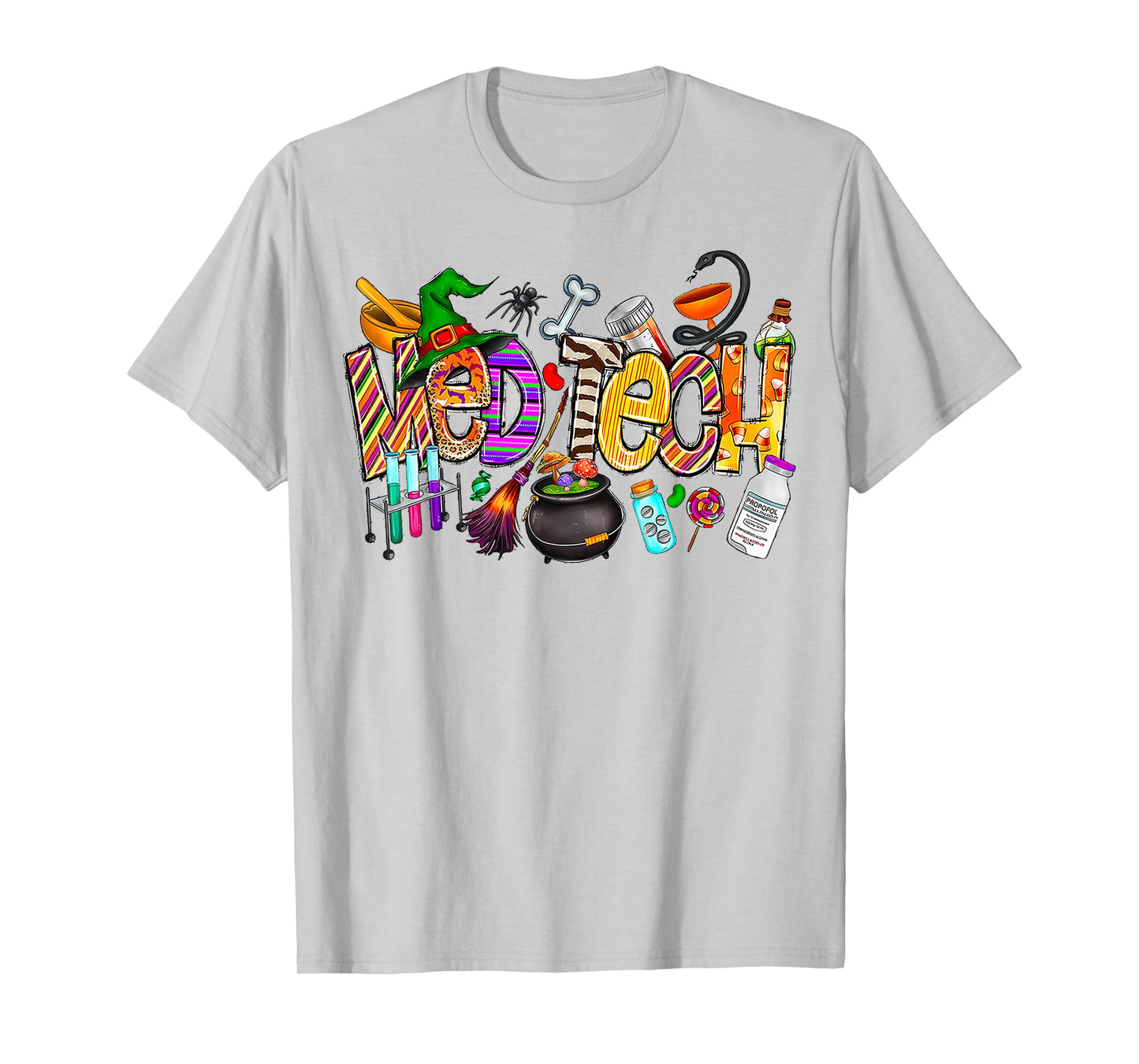 Med Tech Wiccan Witches Halloween Spooky Season Costume T-Shirt