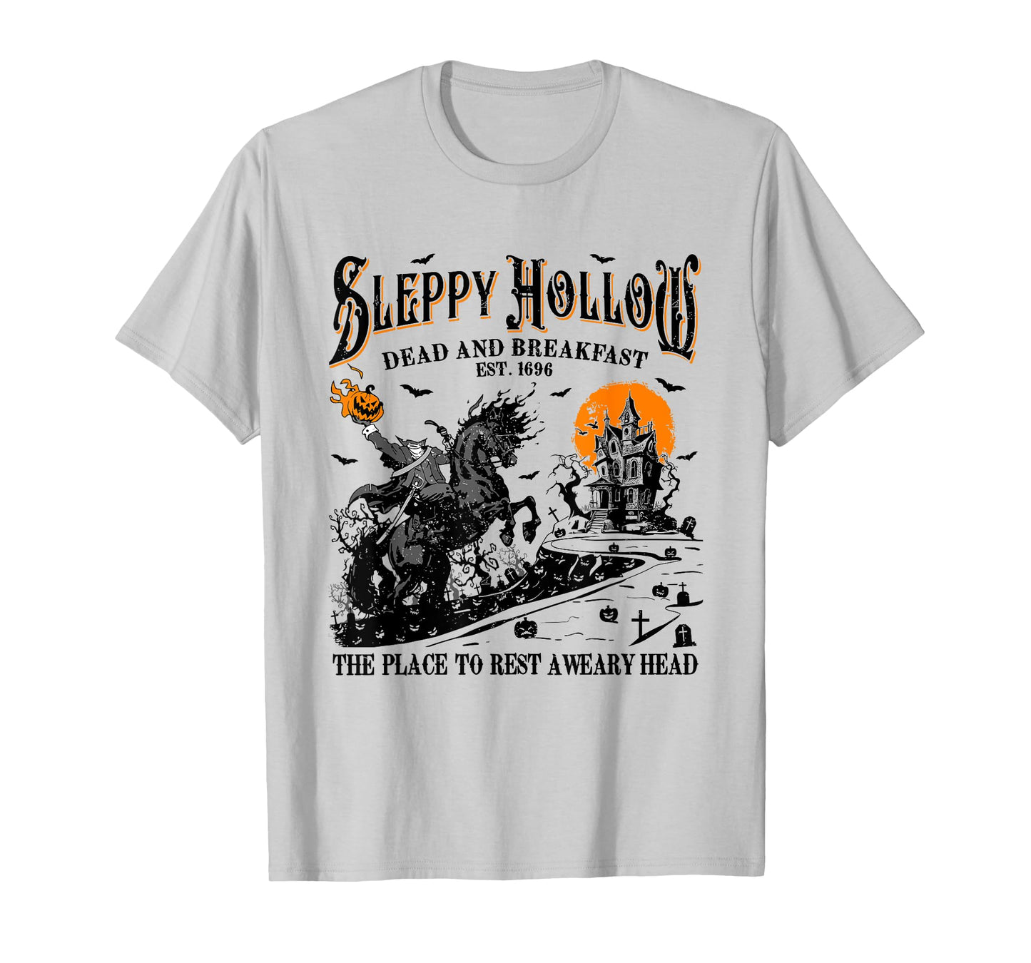 Horseman Halloween Sleepy Hollow Retro Vintage Headless T-Shirt