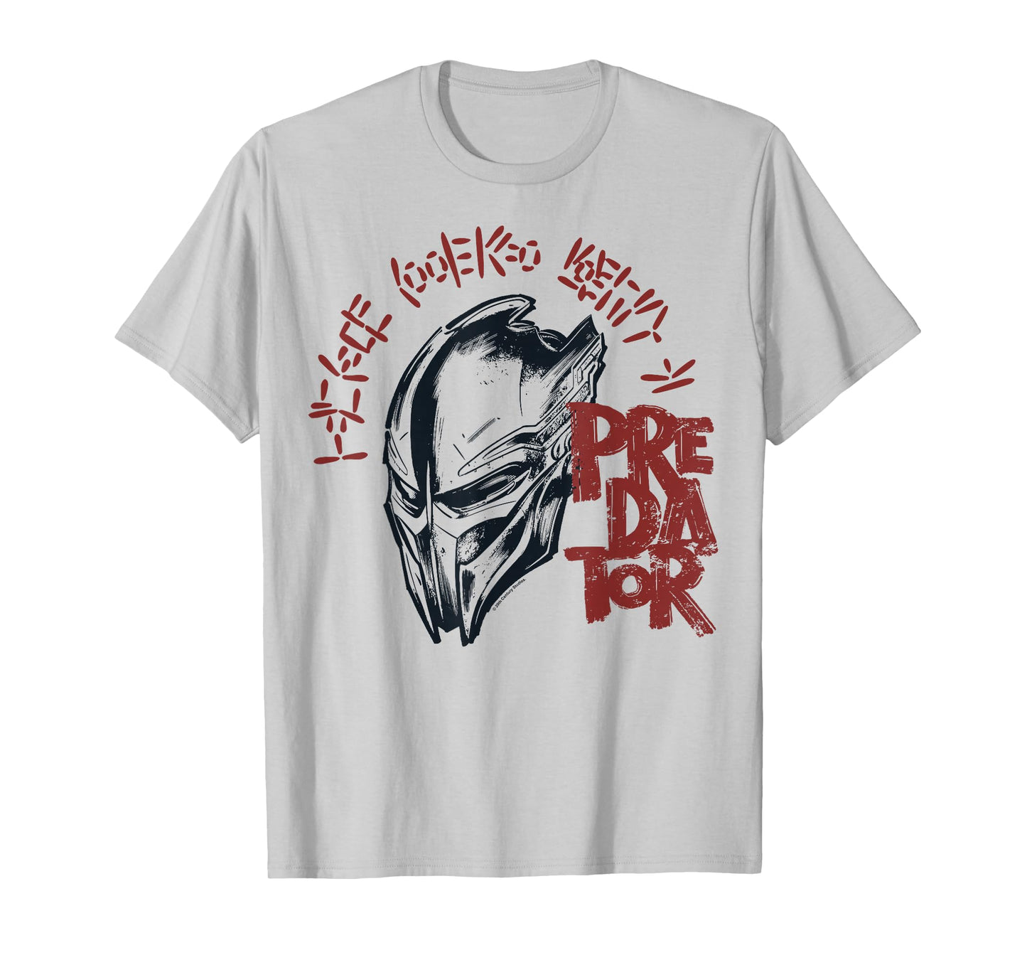 Predator: Badlands Warrior Helmet Distressed Poster T-Shirt