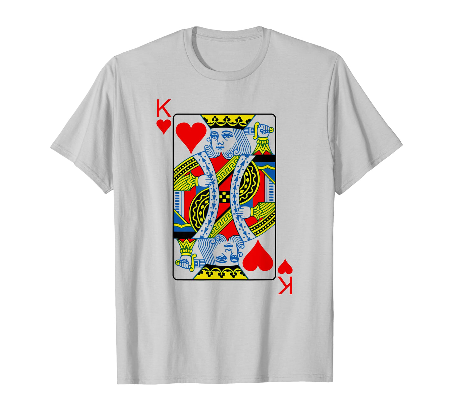 King Of Hearts Playing Cards Poker T-Shirt