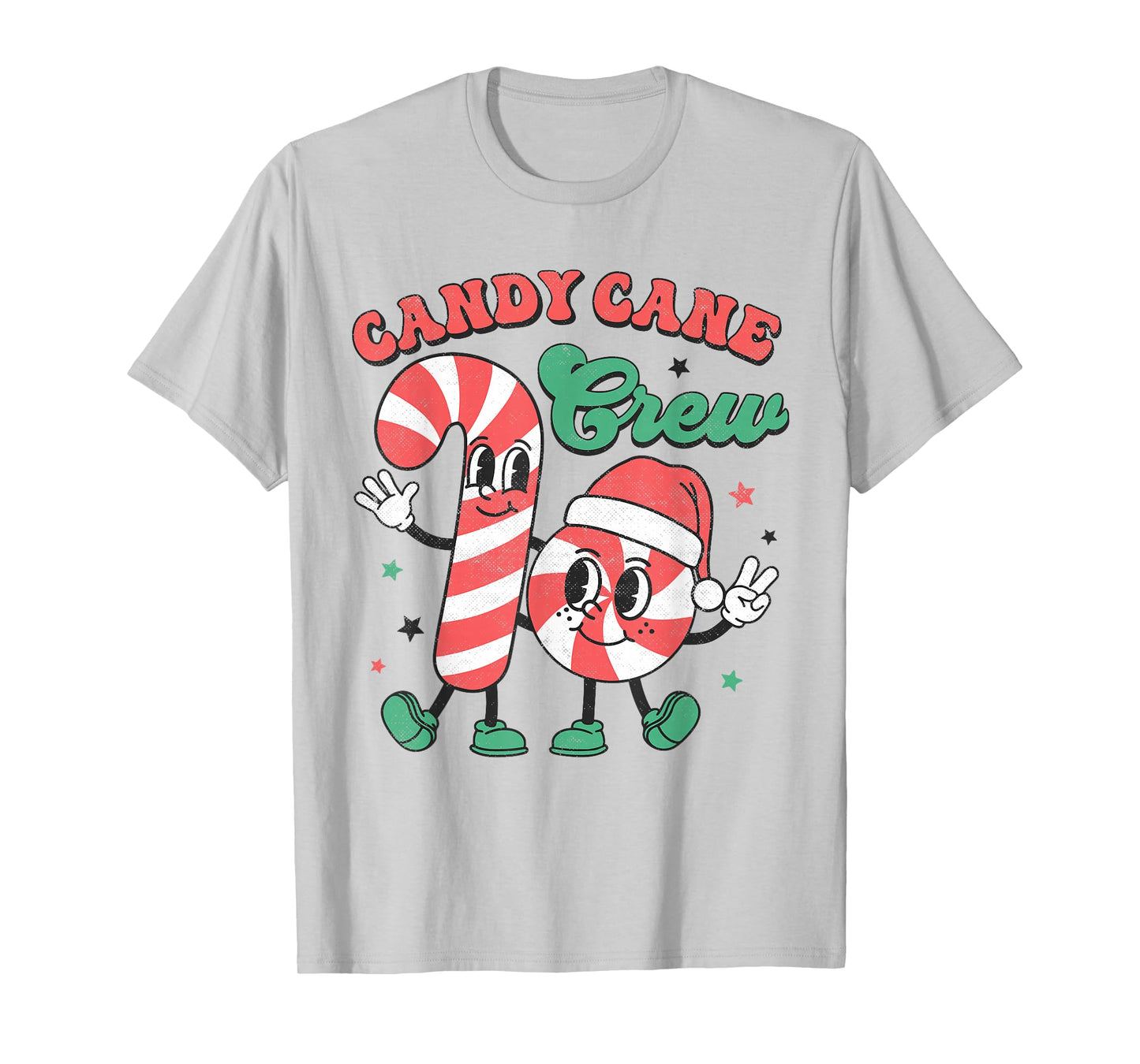 Candy Cane Crew Christmas Xmas Love Candy Boys Girls Kids T-Shirt