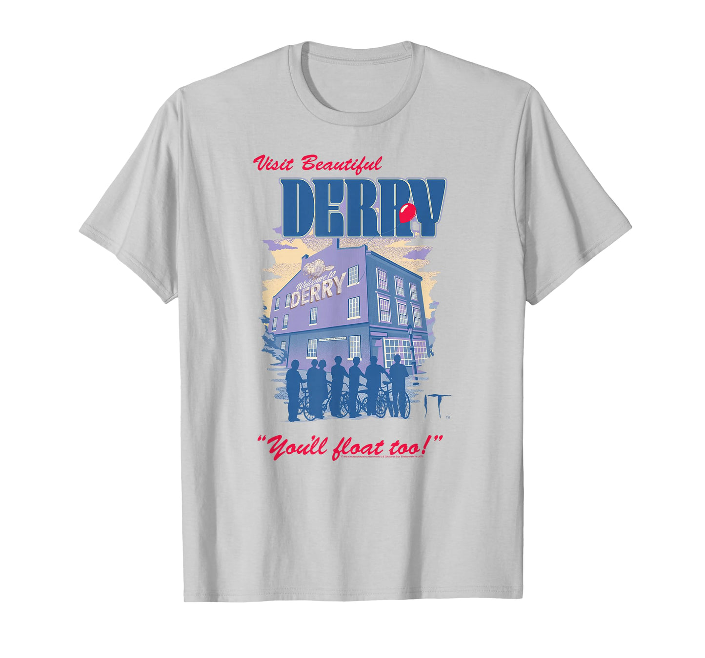 IT Visit Beautiful Derry Travel Souvenir Horror Movie T-Shirt