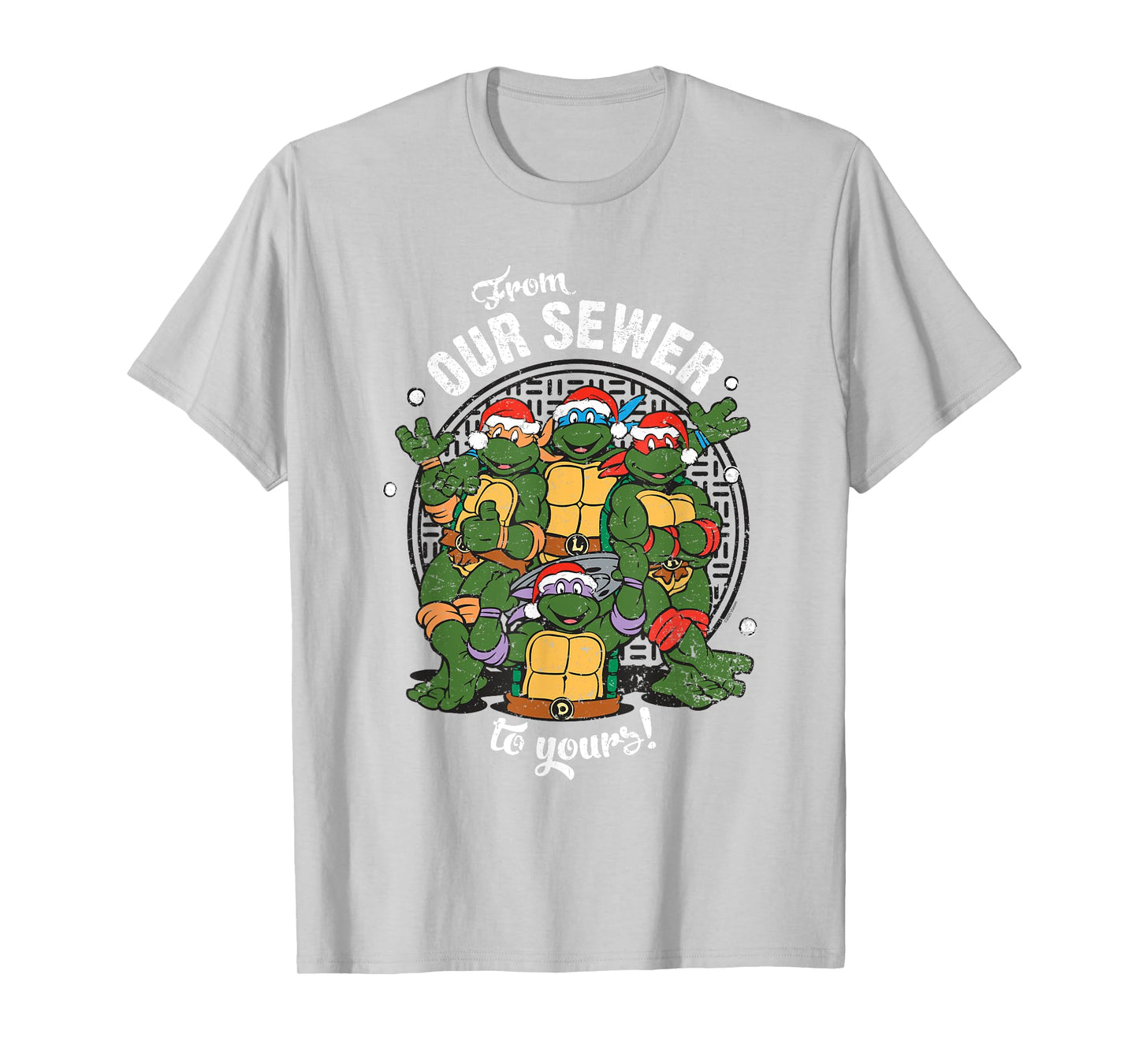 TMNT From Our Sewer to Yours Happy Holidays T-Shirt
