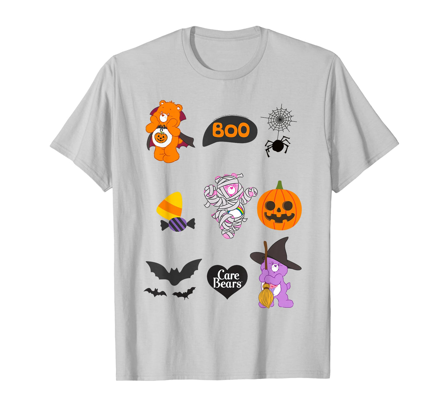 Care Bears Halloween Boo And Candy Icons T-Shirt