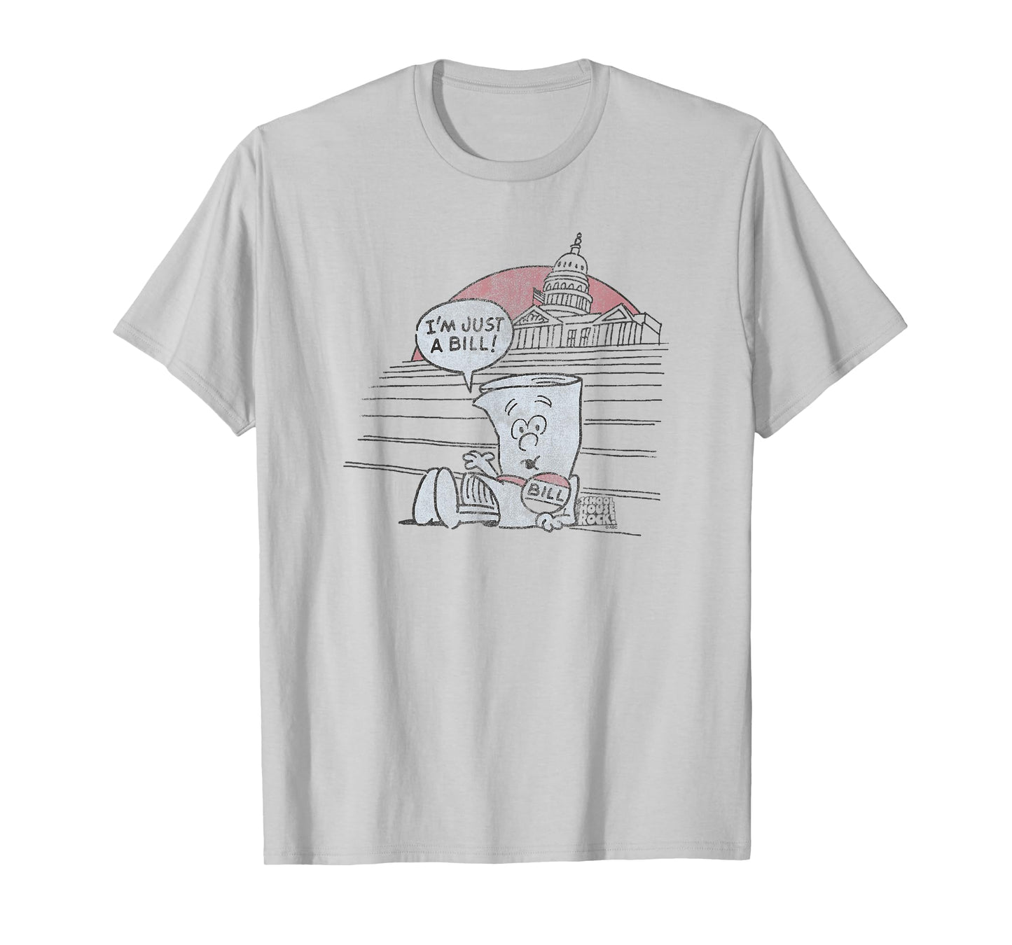 Schoolhouse Rock I’m Just A Bill on Capitol Hill Retro TV T-Shirt