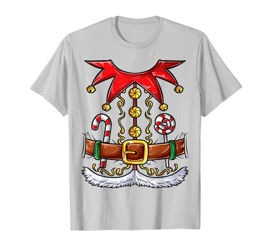 Elf Costume Christmas Elves Boys Girls Funny Xmas Holiday T-Shirt