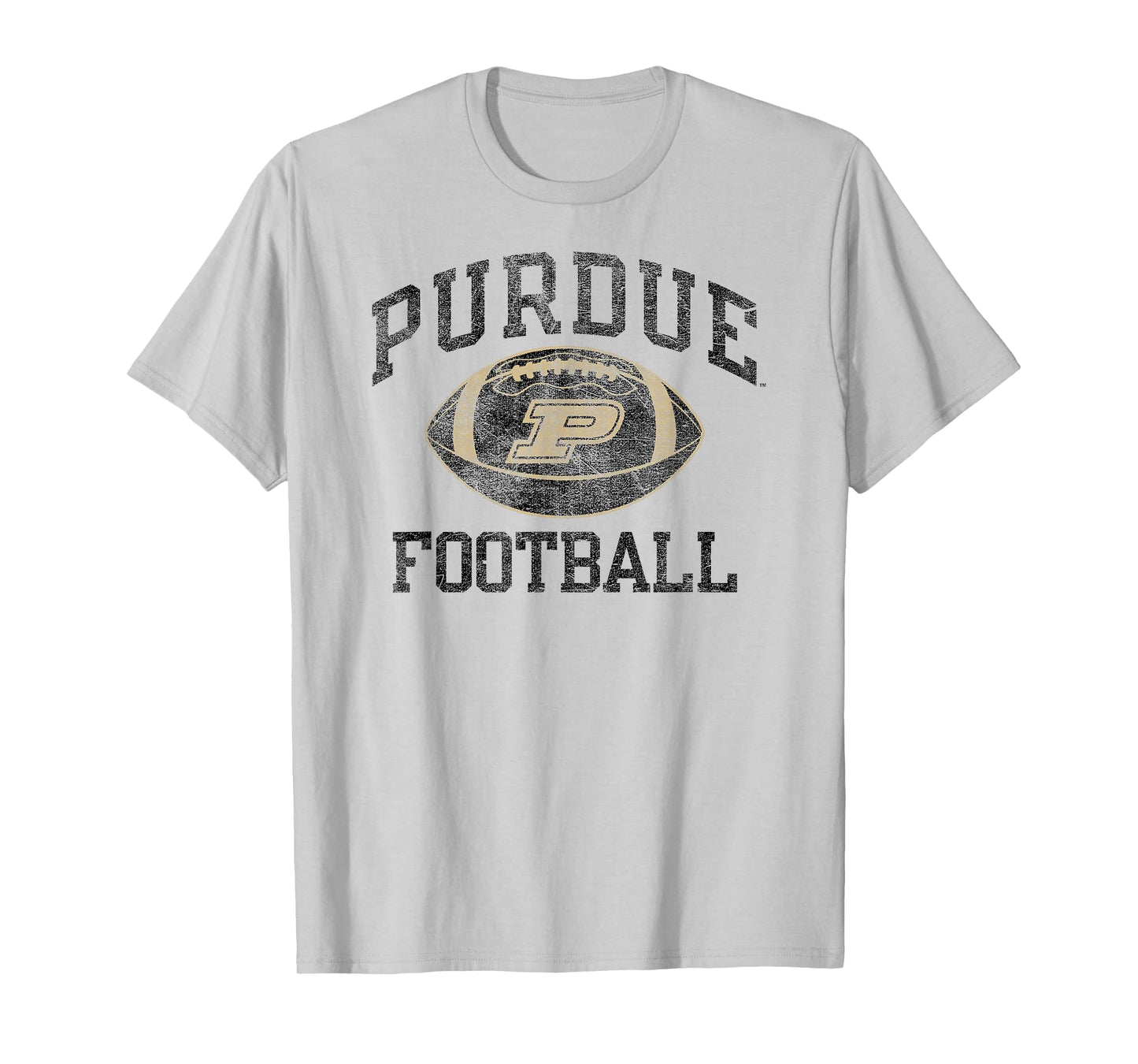 Purdue Boilermakers Football Intensity Vintage White T-Shirt