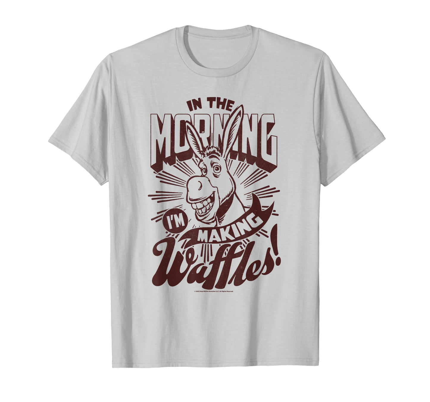 Shrek Donkey in The Morning I'm Making Waffles! T-Shirt