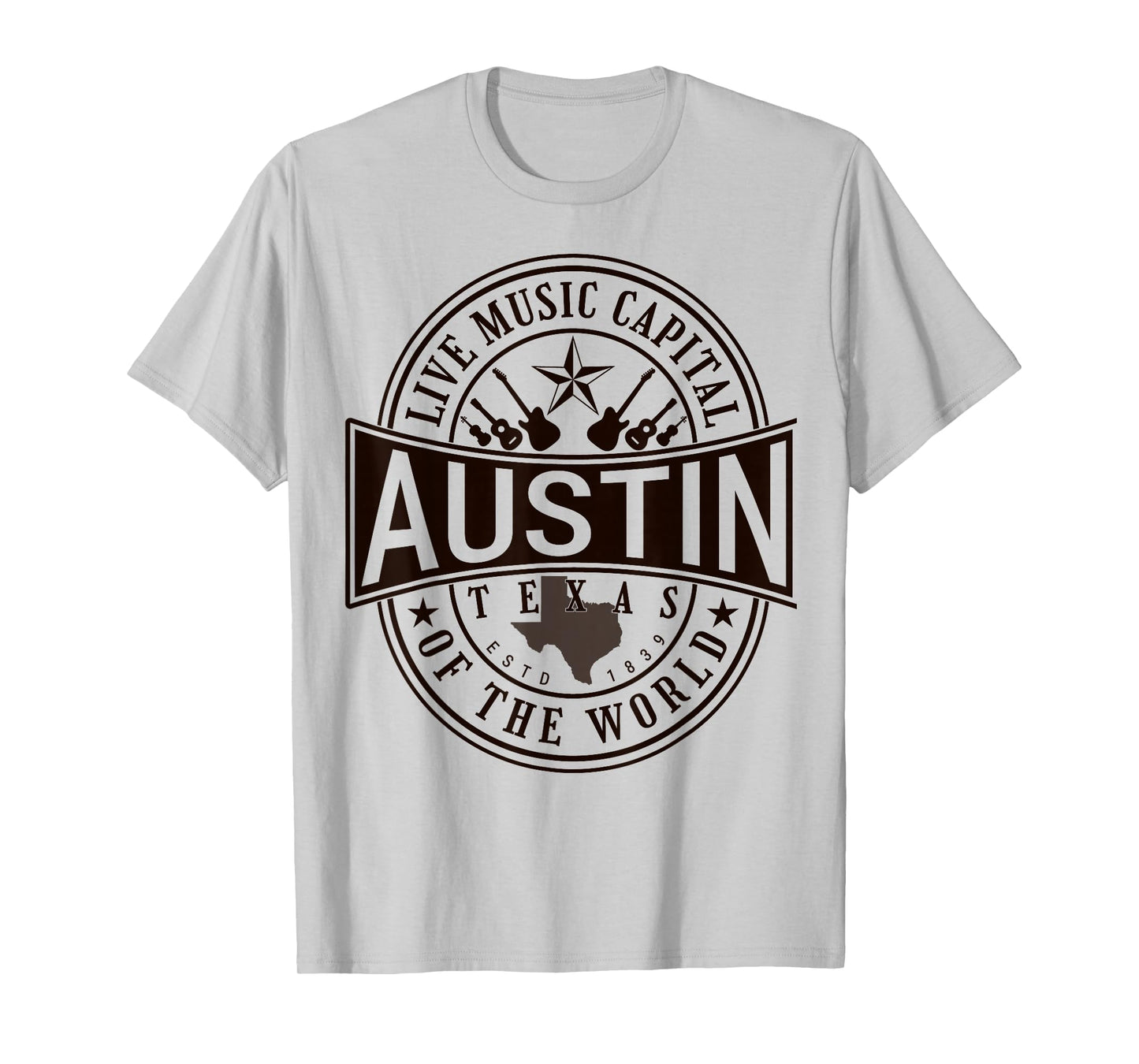 Live Music Capital of the World Austin Texas Souvenir T-Shirt