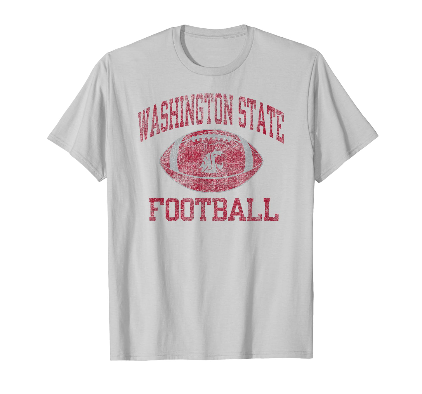 Washington State Cougars Football Intensity Vintage White T-Shirt