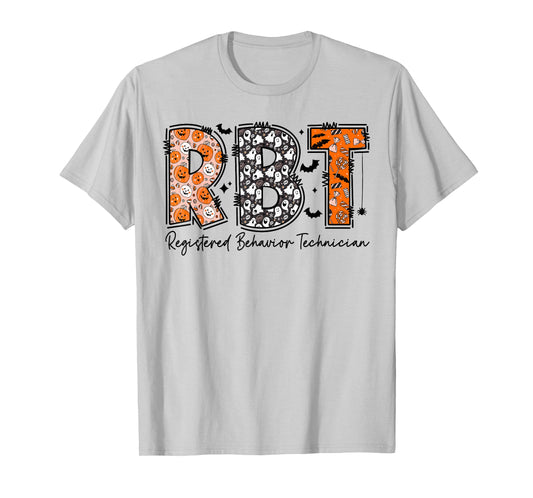 Funny RBT Halloween Registered Behavior Technician Halloween T-Shirt