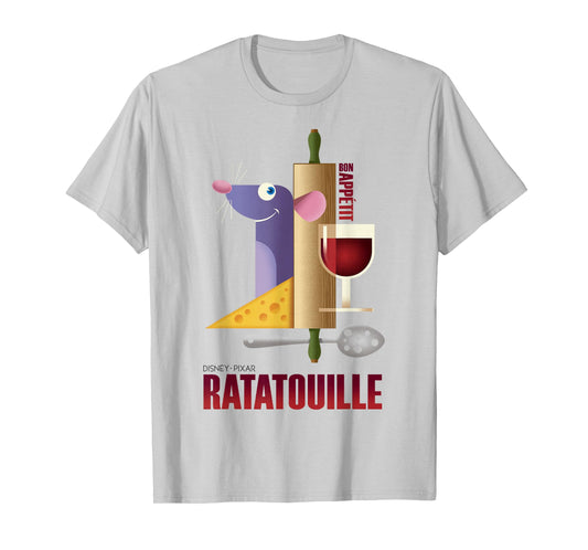 Disney Pixar Ratatouille Bon Appetit Poster T-Shirt
