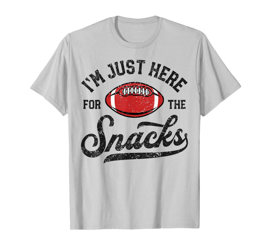 I'm Just Here For The Snacks Funny Fantasy Football League T-Shirt