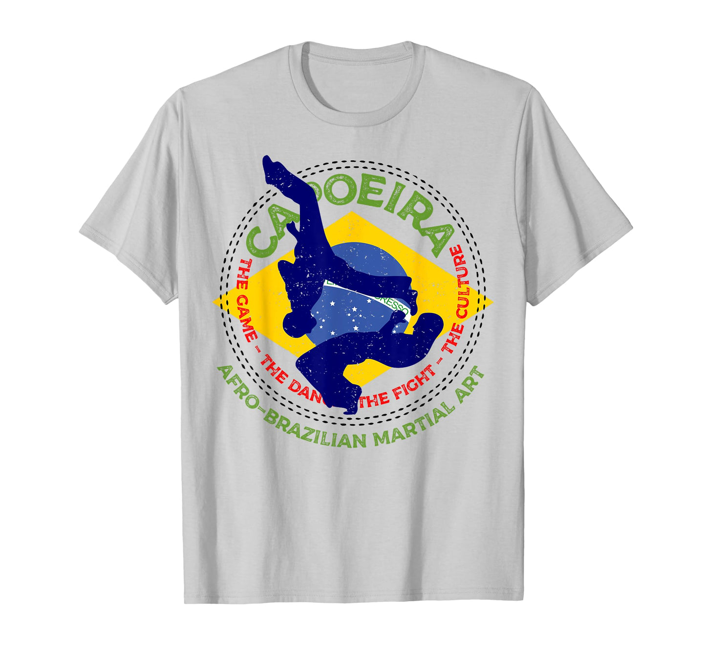 Capoeira Afro-Brazilian Martial Art Culture Emblem T-Shirt T-Shirt