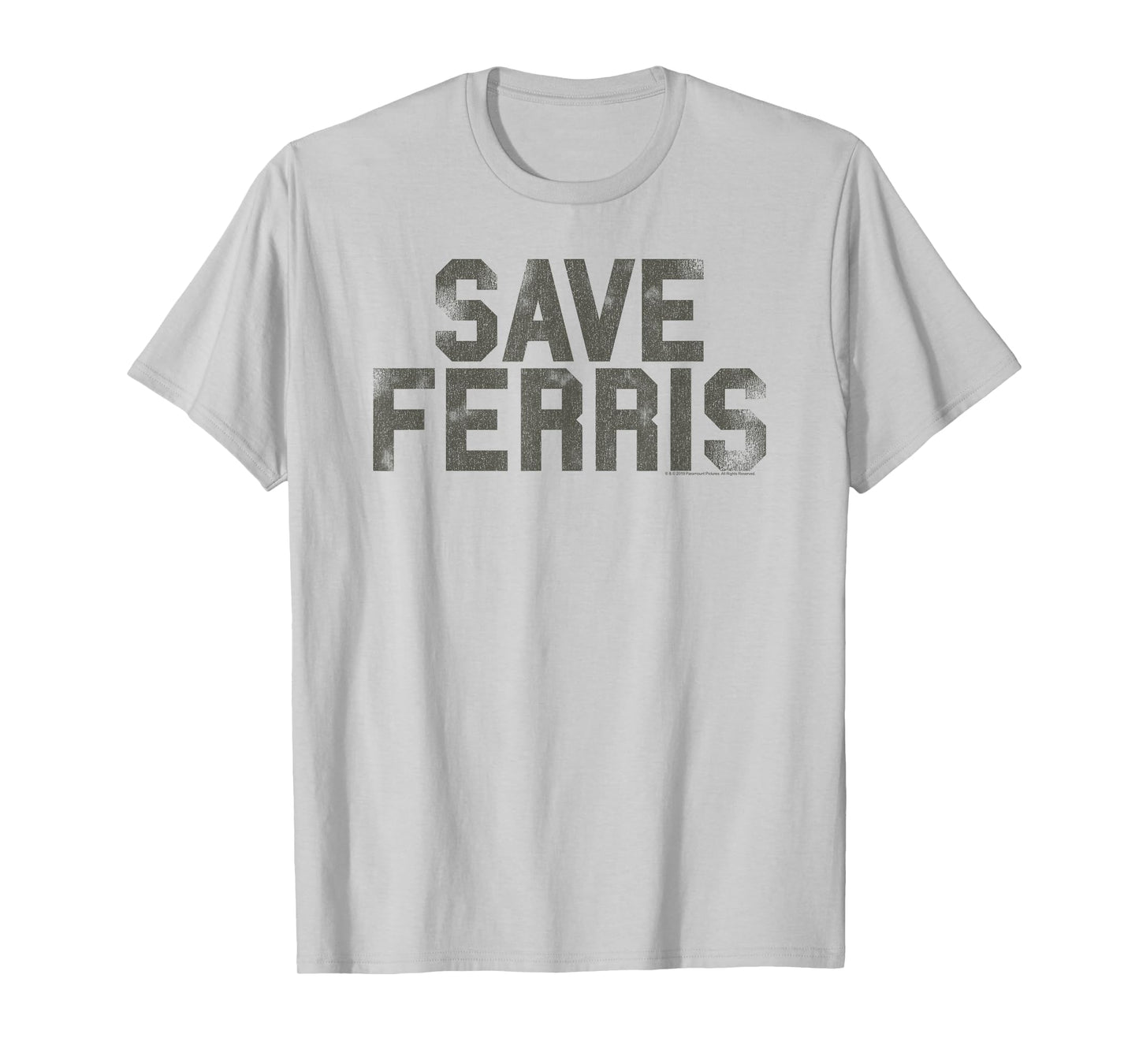 Ferris Bueller's Day Off Distressed Save Ferris Movie T-Shirt