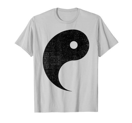 Halloween Shirt Yang And Yin Matching Couples Black Costume T-Shirt