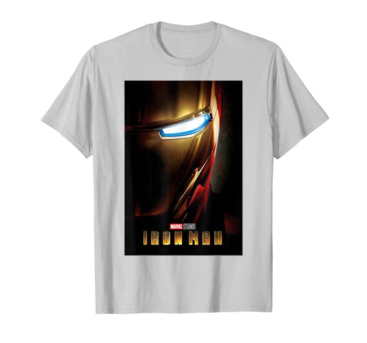 Marvel Studios Iron Man Movie Poster Graphic T-Shirt T-Shirt