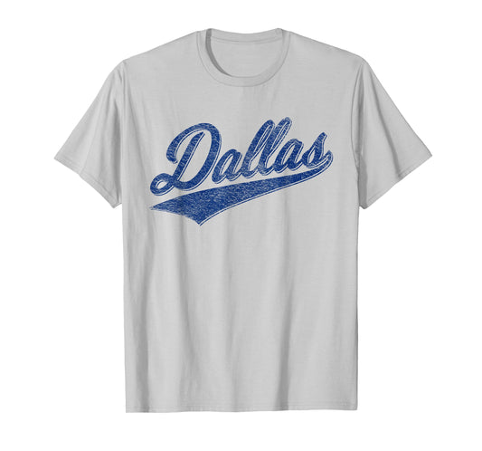 DALLAS TEXAS VARSITY SCRIPT CLASSIC SPORTS JERSEY STYLE T-Shirt