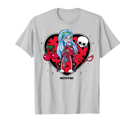 Monsters High - Ghoulia Heart Skull Cherry T-Shirt