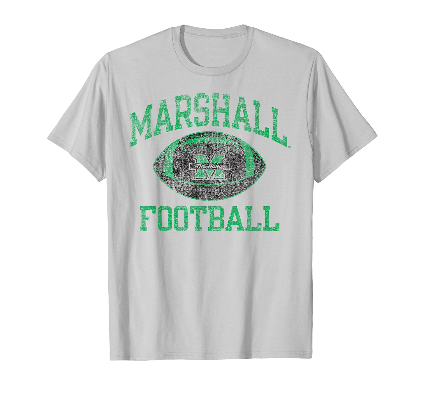 Marshall Thundering Herd Football Intensity White T-Shirt