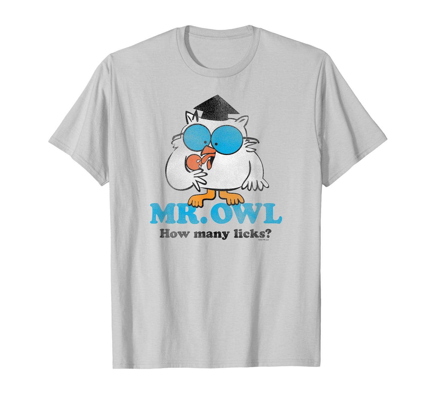 Tootsie Pops Mr. Owl How Many Licks? Sucker Candy T-Shirt