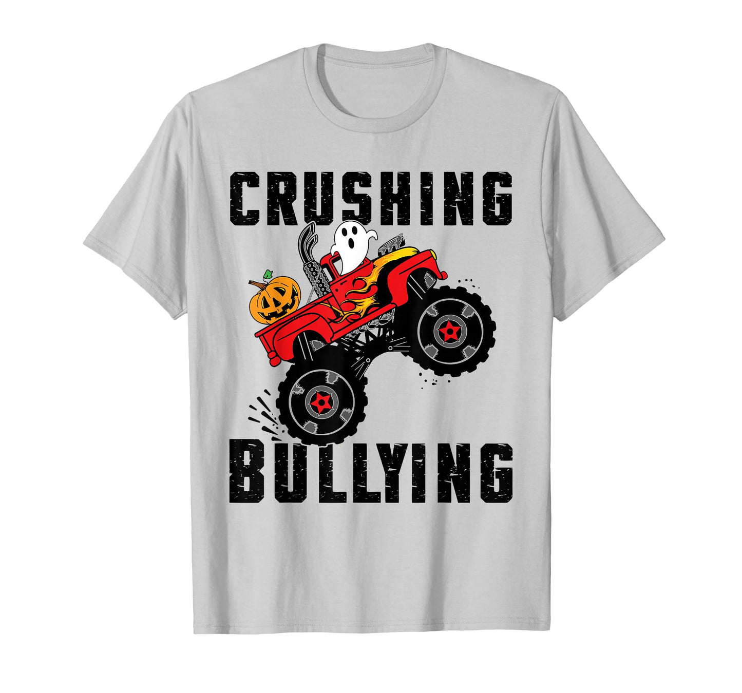 Crushing Bullying Unity Day Halloween Orange Kids Men Women T-Shirt