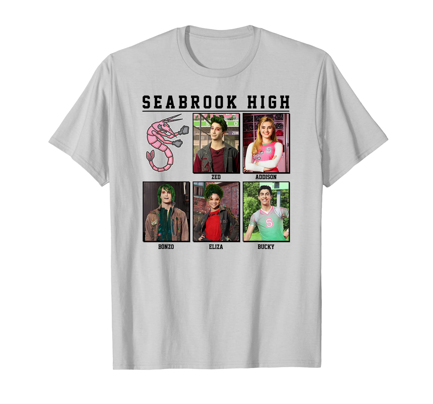 Zombies - Seabrook Yearbook Zed Addison Bonzo Eliza Bucky T-Shirt