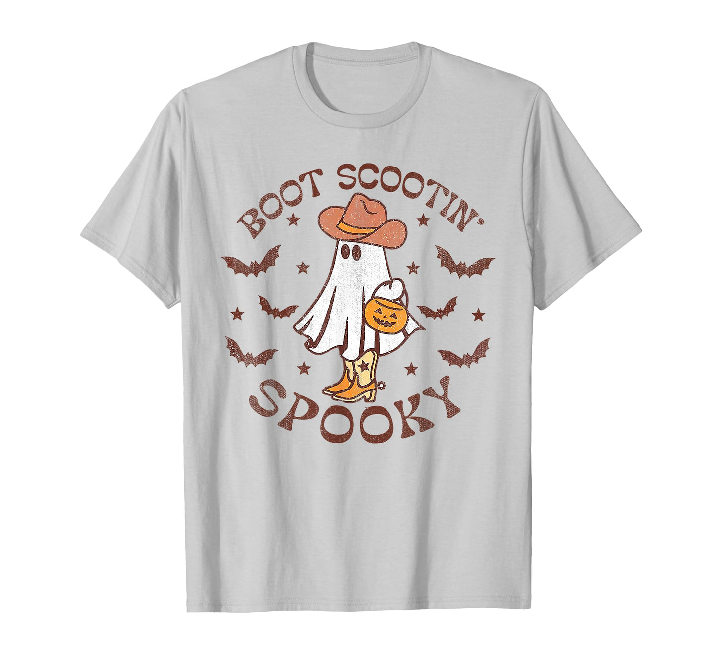 Boot Scootin Spooky Cute Ghost Western Halloween T-Shirt