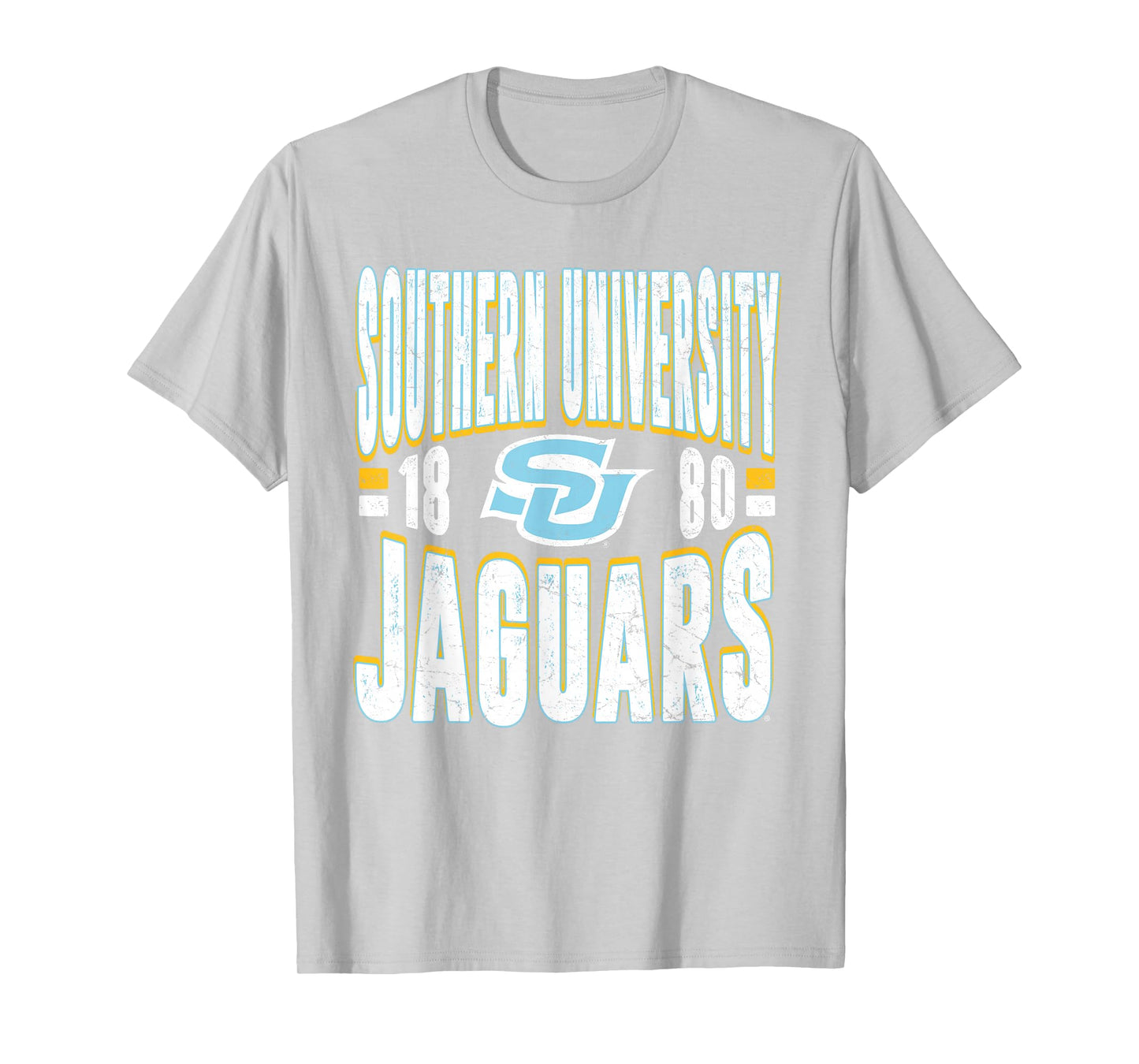 Southern Jaguars Vintage 90's Retro Blue Officially Licensed T-Shirt