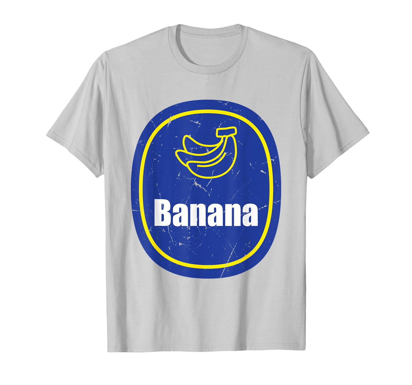 Banana Sticker Costume Cute Easy Fruit DIY Halloween T-Shirt