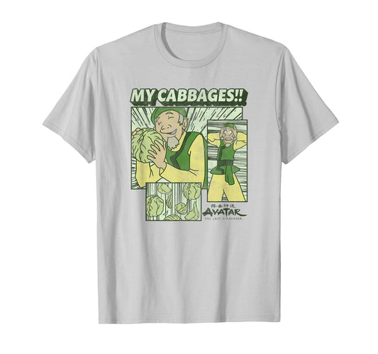 Avatar: The Last Airbender Cabbage Merchant Panels Short Sleeve T-Shirt