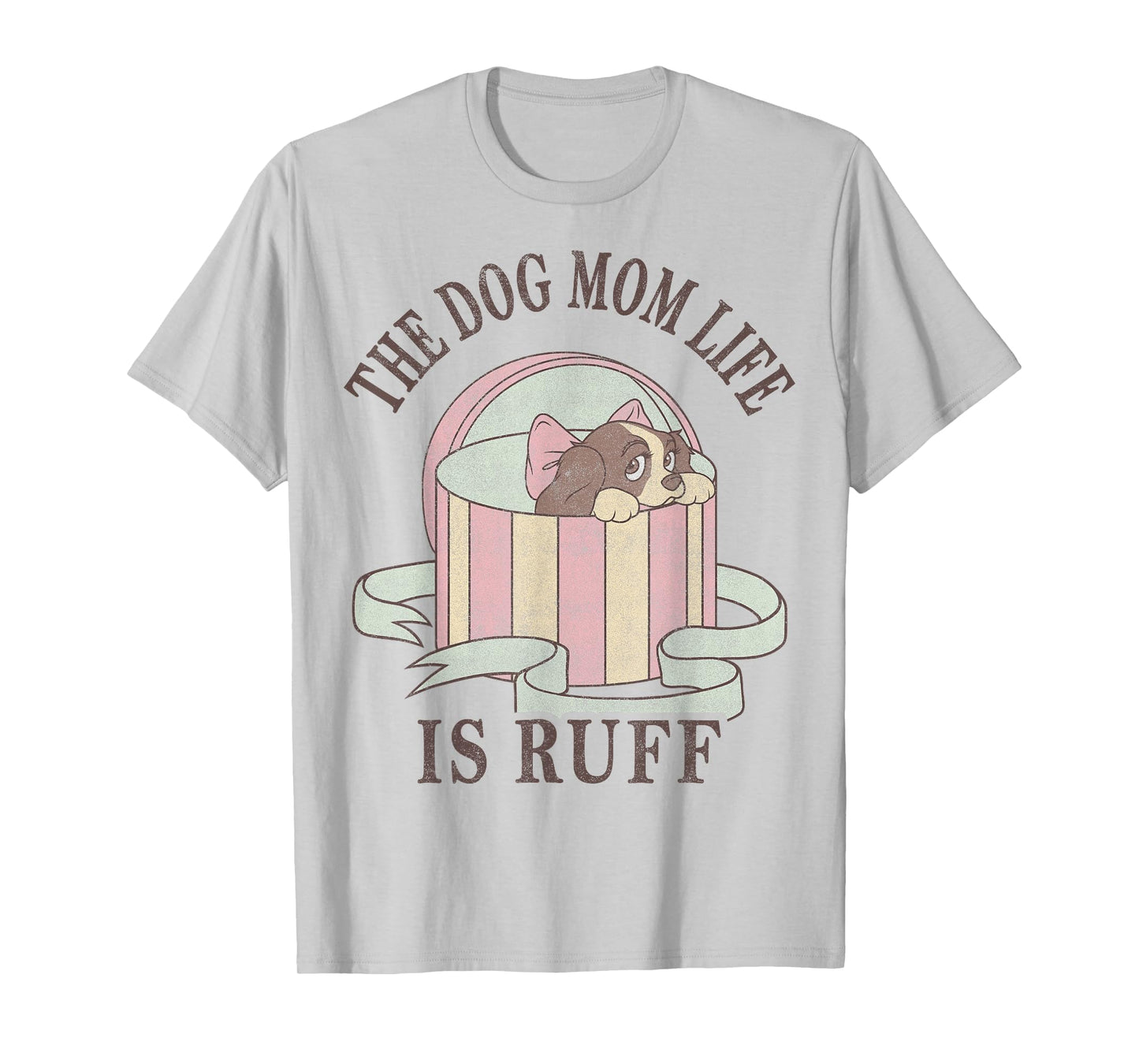Disney Lady and The Tramp The Dog Mom Life is Ruff T-Shirt Small