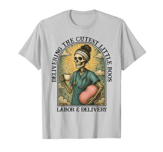 Delivering The Cutest Boos Labor & Delivery Halloween Nurse T-Shirt