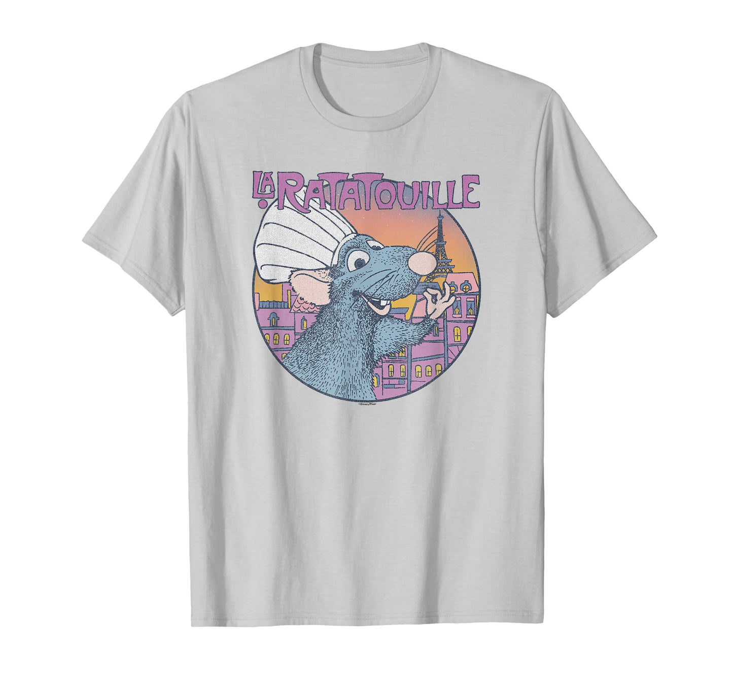 Disney Pixar Ratatouille Bon Appetit Circle Sign T-Shirt Small