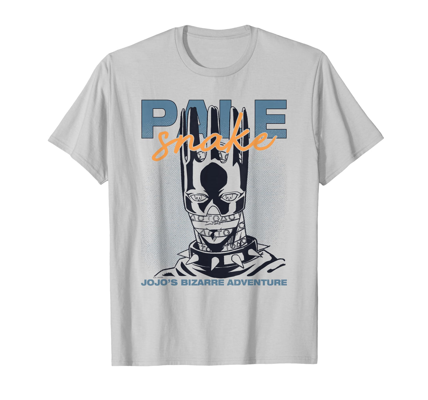 JoJo's Bizarre Adventure Pale Snake Retro Grid Anime T-Shirt