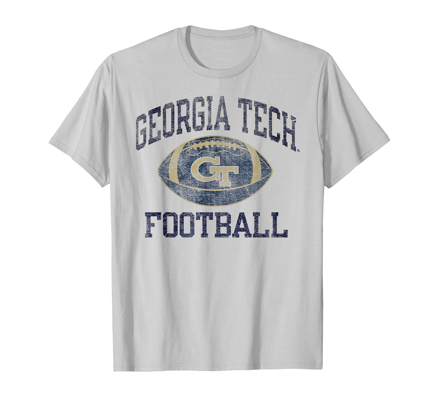 Georgia Tech Yellow Jackets Football Intensity White T-Shirt