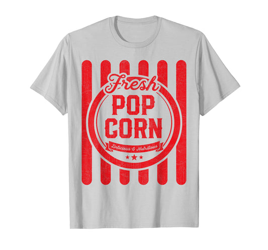 Kids Halloween Costume Vintage Popcorn Shirt for Girls T-Shirt