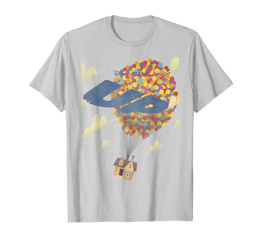Disney Pixar Up Retro House Logo T-Shirt