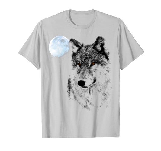 Wolf Moon Wof lover T-Shirt