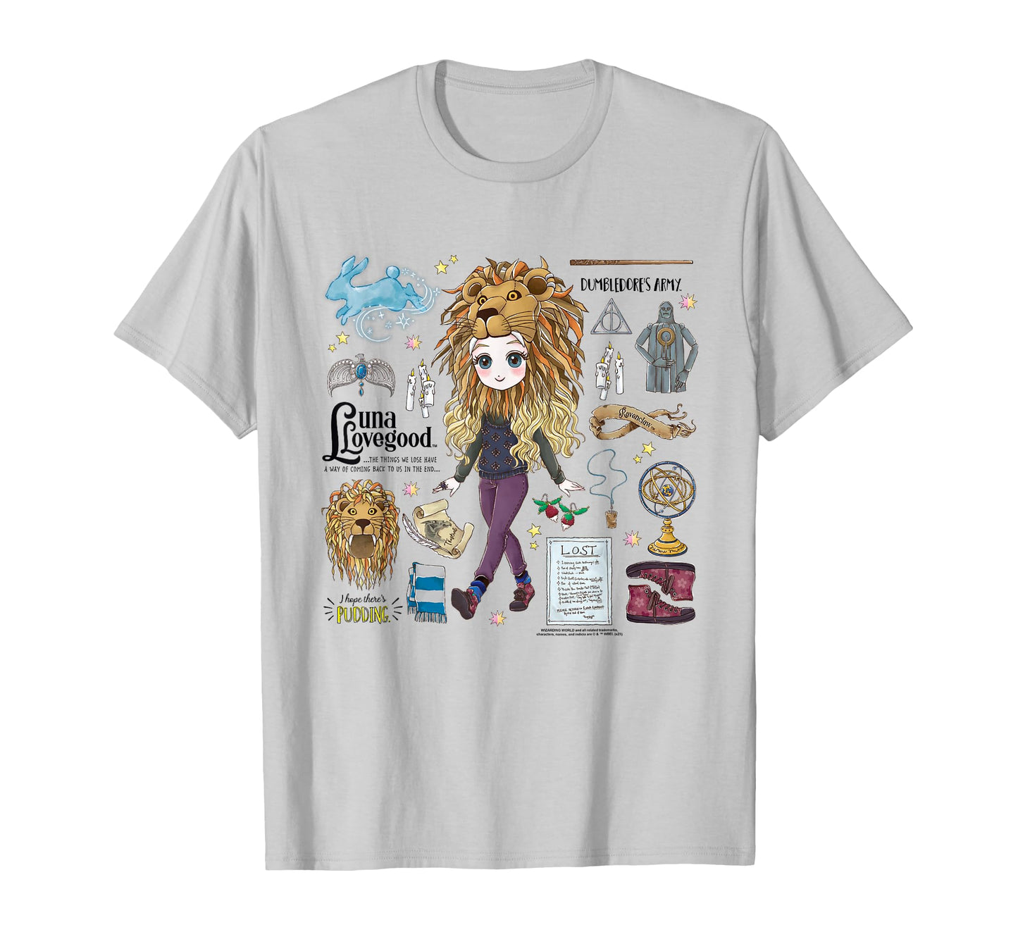 Harry Potter The Eccentric Luna Lovegood T-Shirt Small