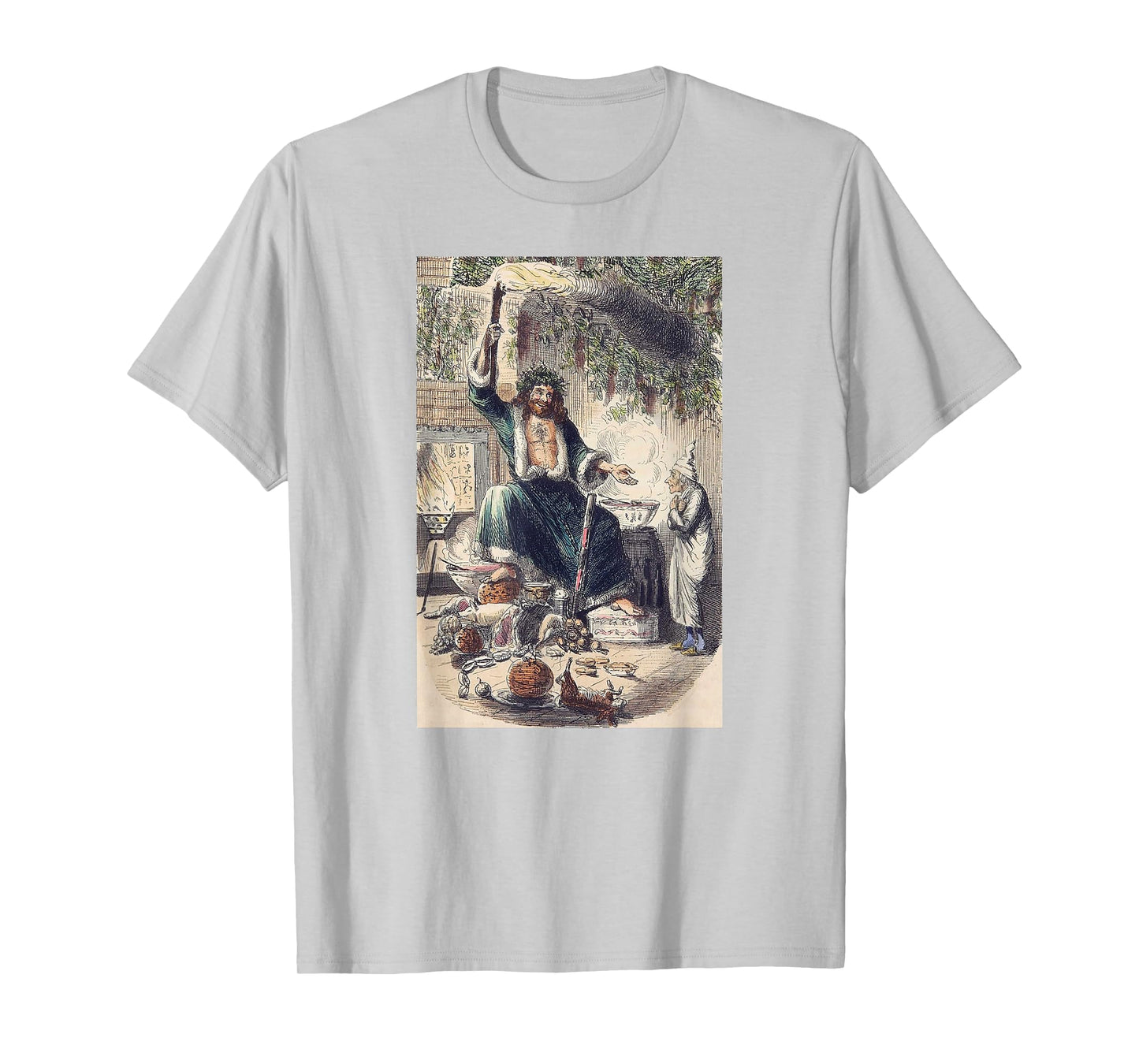 A Christmas Carol Scrooge Shirt- Christmas Present Ghost Tee T-Shirt