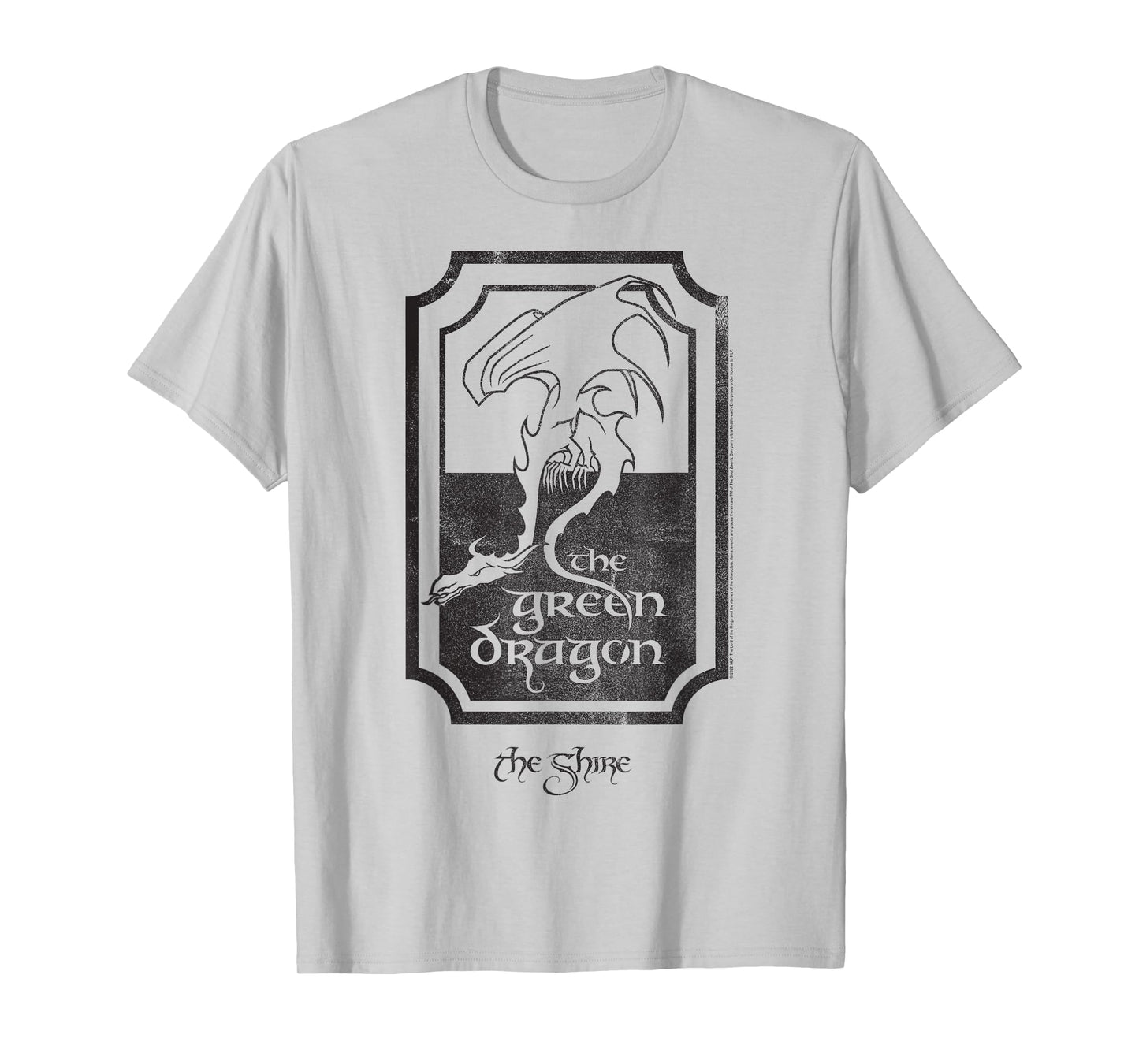 The Lord of the Rings The Green Dragon Sign Fantasy Movie T-Shirt