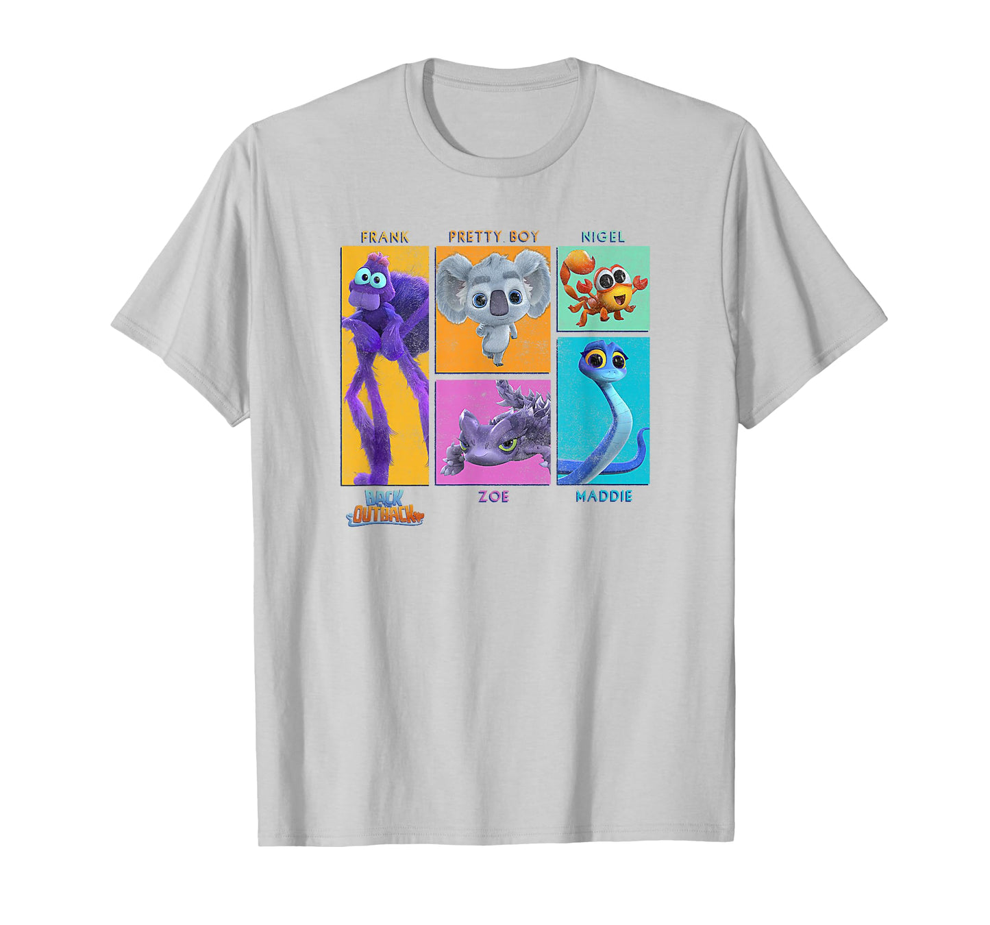 Back to The Outback Character Panels T-Shirt