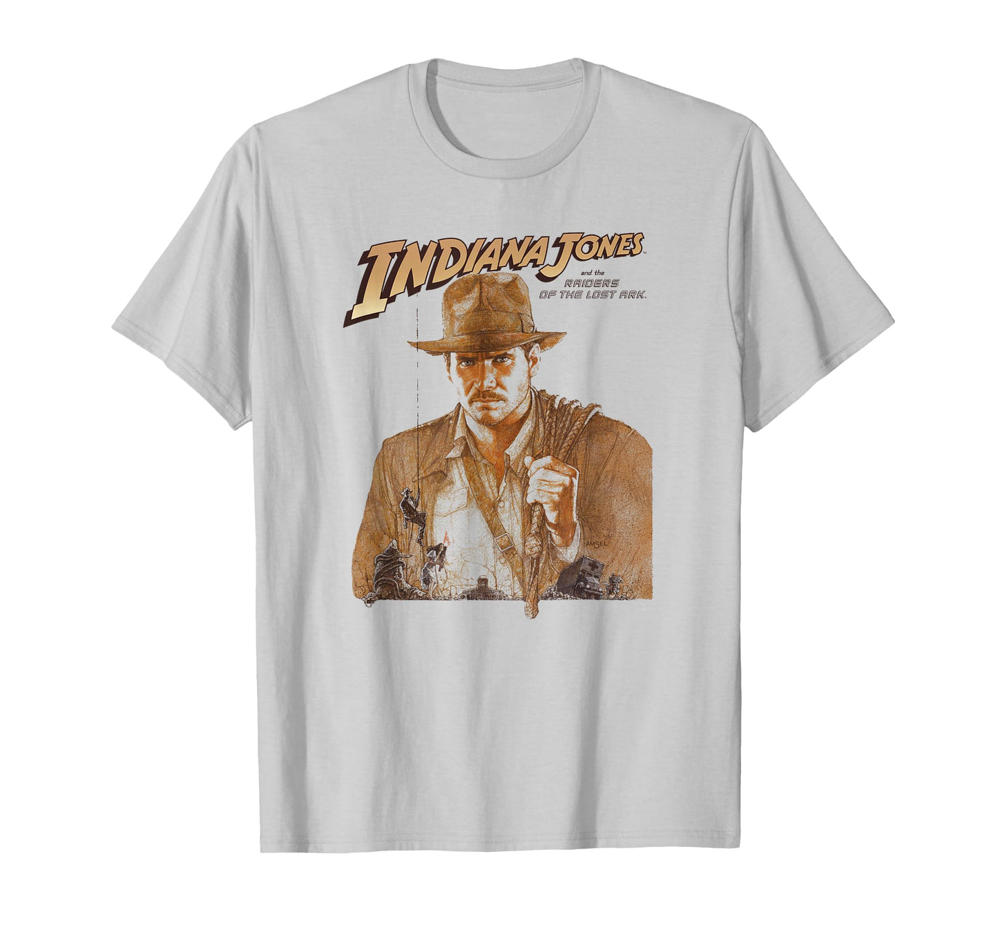 Indiana Jones Raiders of The Lost Ark Tonal Movie Poster T-Shirt