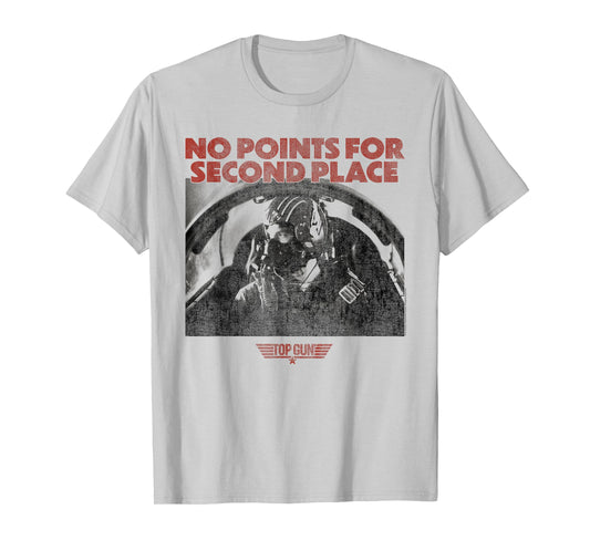 Top Gun No Points for Second Place Pilot Movie T-Shirt