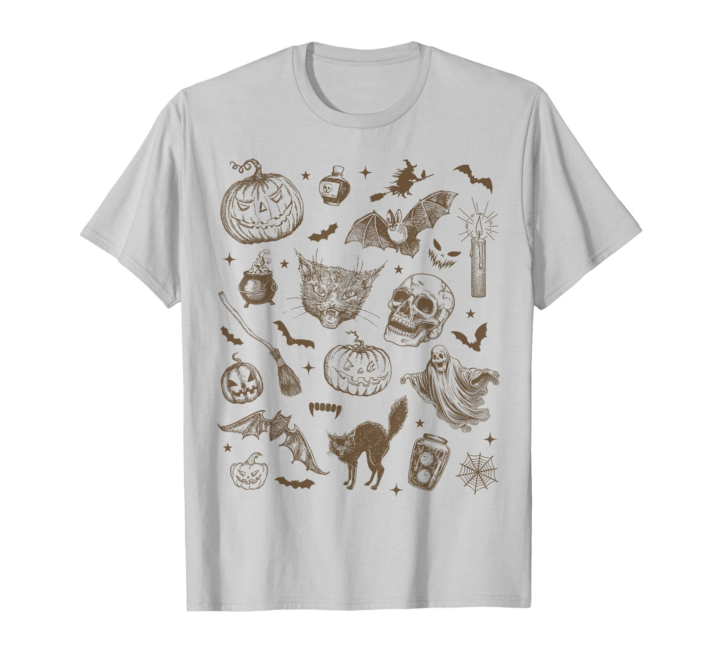 Halloween Vintage 90s Witchy Aesthetic Cute Retro Graphic T-Shirt
