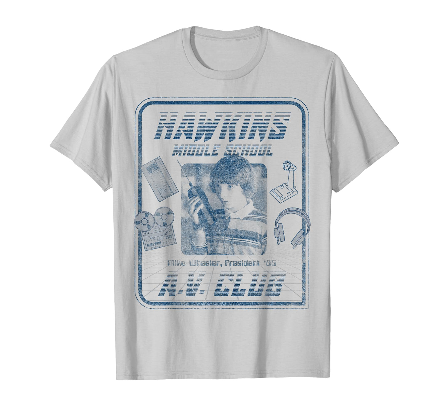 Netflix Stranger Things Mike Wheeler Hawkins A.V. Club T-Shirt